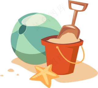 电商免抠海边沙滩元素实物摄影