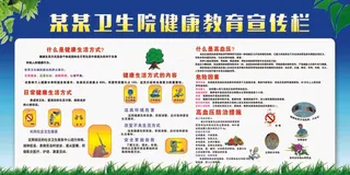 健康教育宣传栏夏季健康教育 健康教育知识 健康教育