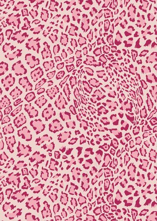 粉红色豹纹