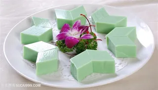 凯宴绿茶糕的美食图片