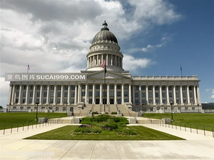 美国国会大厦建筑风景