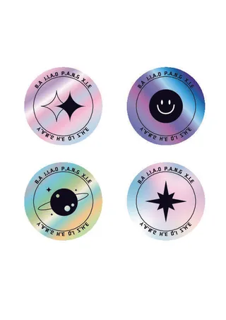 彩色镭射标签纸