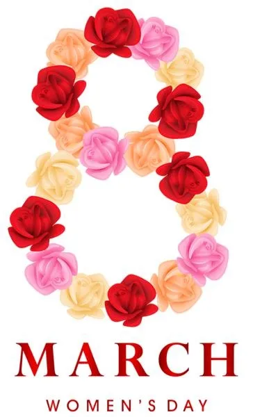 3 月 8 日免抠(364x600)