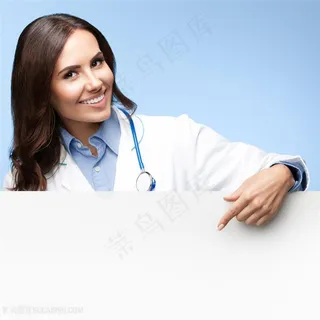 手指广告牌的女医生高清图职场人物 手指广告牌的女医生高清图职场人物