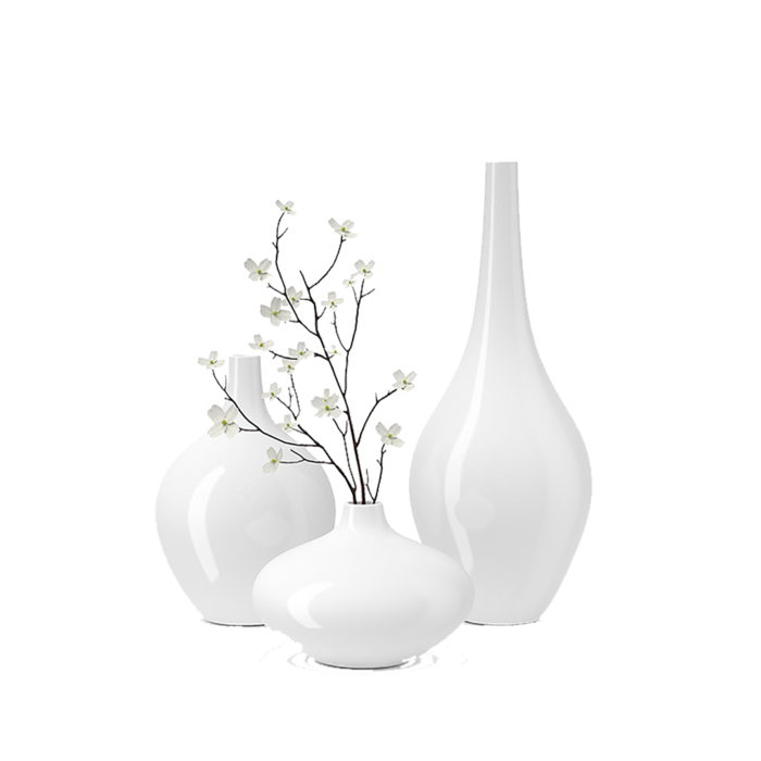 花瓶瓷白瓷器