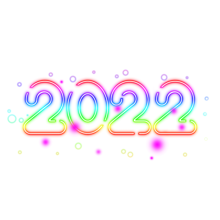 2022新年艺术创意字体虎年3D立体标题数字文字png免抠字素材