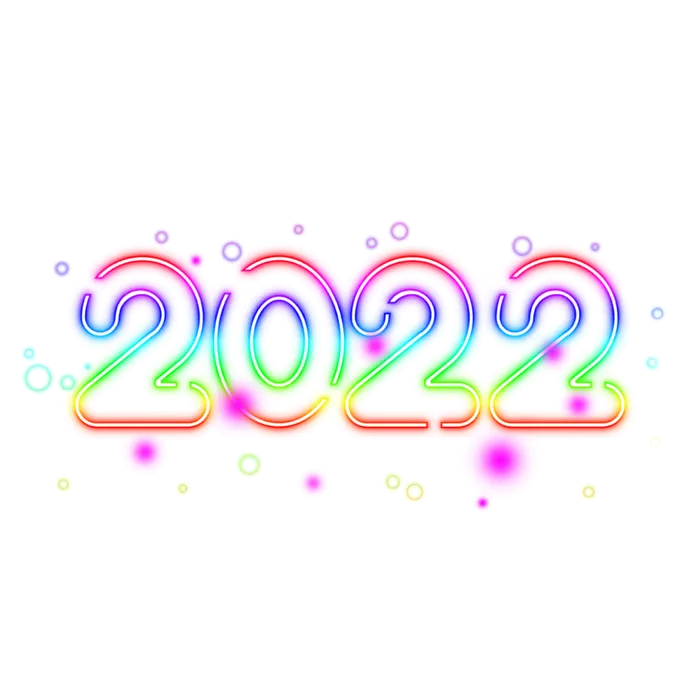 2022新年艺术创意字体虎年3D立体标题数字文字png免抠字素材
