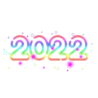 2022新年艺术创意字体虎年3D立体标题数字文字png免抠字素材