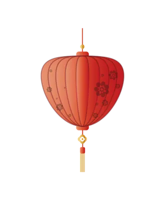 卡通手绘灯笼中秋节元宵节花灯新年海报元素PNG免扣PS素材