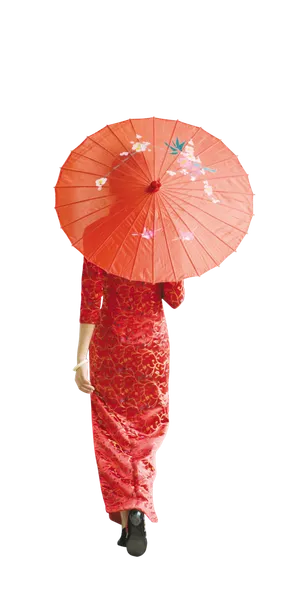 女人背影古典元素传统