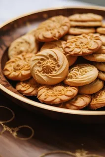 下午茶饼干曲奇甜点摄影图