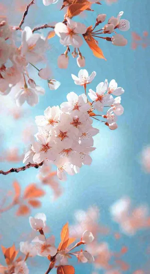 粉色樱花花朵立春惊蛰春分