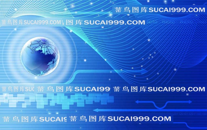 地球线条科技背景素材