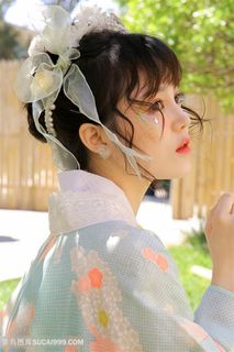 高清*清纯古装女生侧脸图片