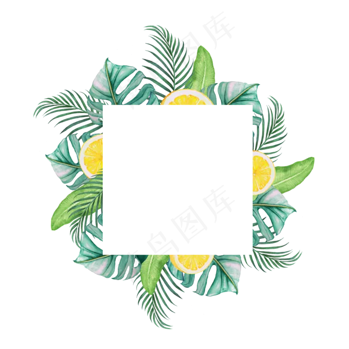 手绘插画-花边1