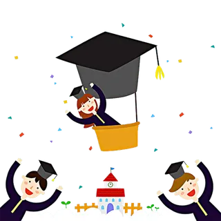 毕业卡通画
