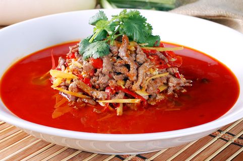 XCXC0332茶树菇羊肉丝