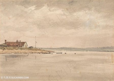 康斯坦布尔油画湖畔美景