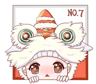 国潮醒狮中国风AI矢量卫衣T恤烫画印花手机壳图案PNG高清免抠素材