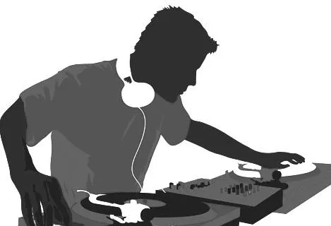 唱片骑师 PNG免抠(469x320)