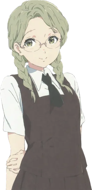 眼镜女孩素材人物