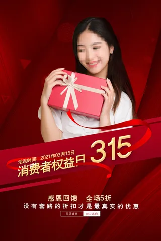 315打假宣传海报源文件