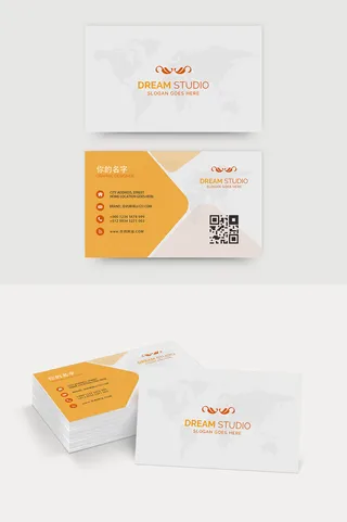 演示  名片  文档  访问  访问 名片  模板  psd