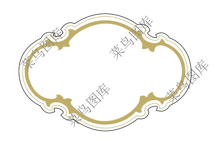 标签异形框矢量图ai矢量模版下载