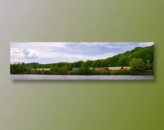 集装箱货运列车图片