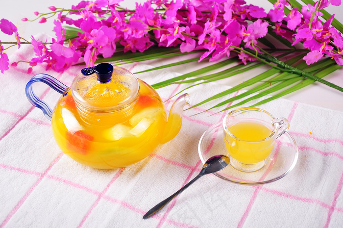 清凉夏日夏天饮品摄影图片