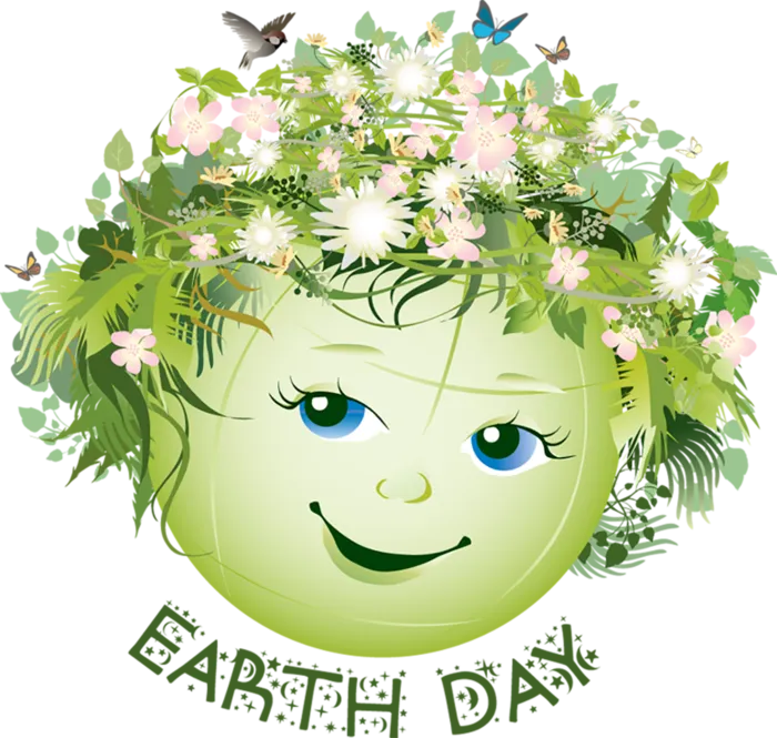 地球日母亲节卡通