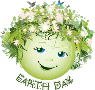 地球日母亲节卡通