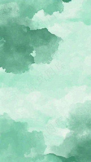 意境绿色水墨纹理背景