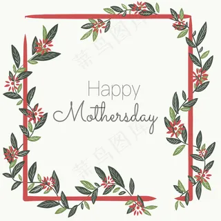 DIY母亲节贺卡封面图片