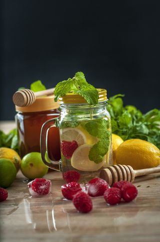 清新夏日夏季饮品摄影照片