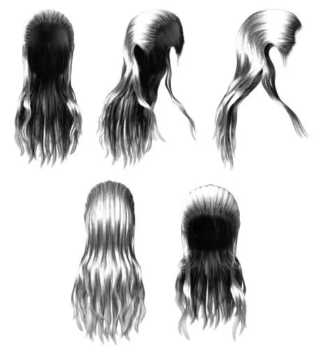 假发 PNG免抠(2081x2302)