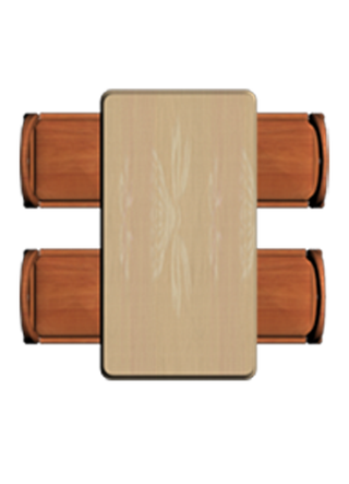 户型图必备免扣素材-餐桌