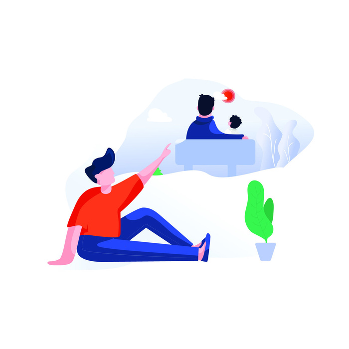 扁平化人物场景办公互联网等距ai矢量设计网页海报UI素材插画