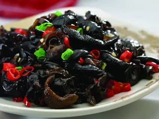 川菜湘菜高清菜谱 泰椒炒黑木耳