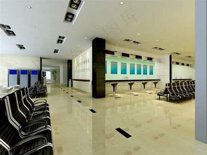 医院大厅等候室