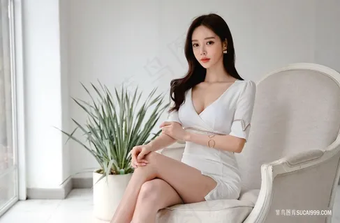 韩国美女孙允珠清新脱俗白纱无袖衫搭配包身裙 韩国美女孙允珠清新脱俗白纱无袖衫搭配包身裙