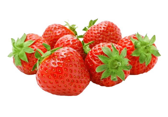 草莓 (16)水果超市商品白底图免抠实物摄影png格式图片透明底