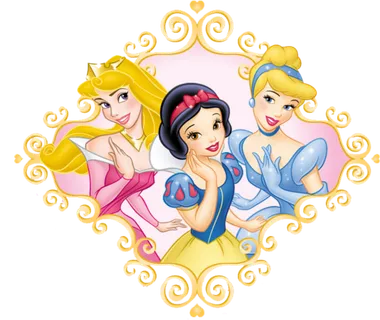 卡通人物迪士尼公主系列免抠贴图白雪公主睡美人灰姑娘PNG素材