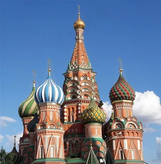 美丽红场俄式建筑图片