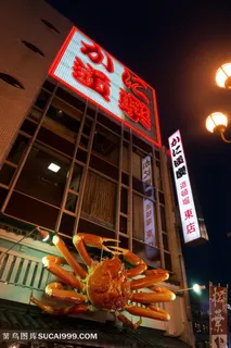 日本海鲜店门口景观