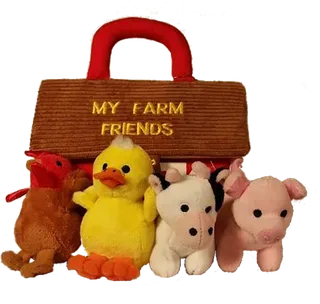 农场主题背包书包玩偶