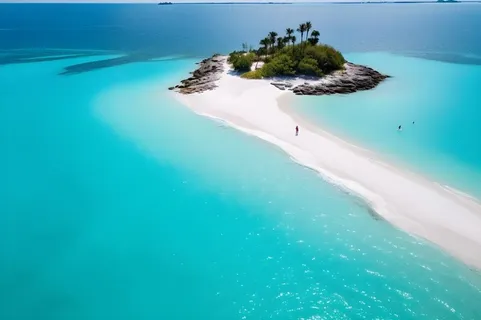 海边清新阳光水纹背景