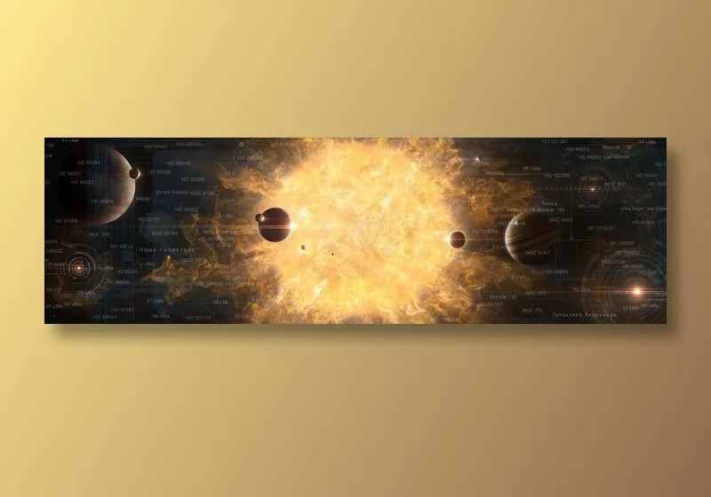 太阳, 行星, 空间, 星星, 火,