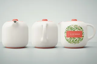 高端品牌茶叶包装盒纸袋智能贴图样机产品效果图展示PSD素材模板