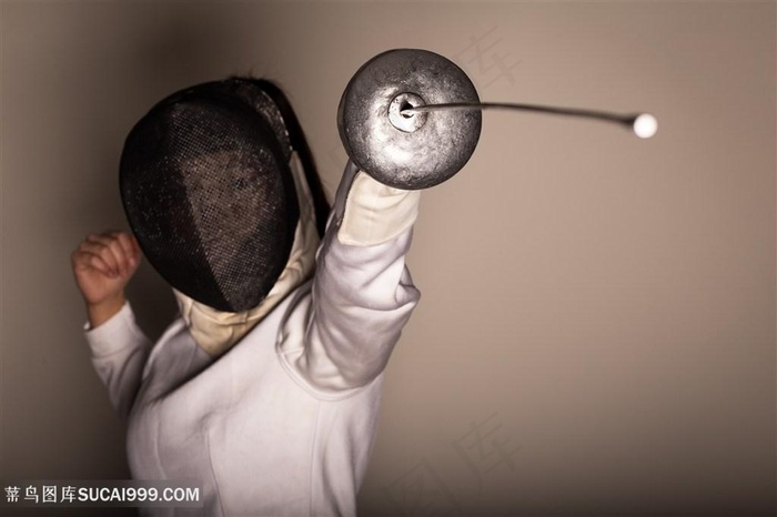 击剑运动的人物高清图